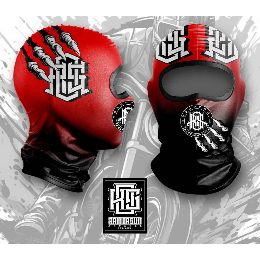 ROS B20 BALACLAVA full sublimation high quality fabrics full mask bonet ...