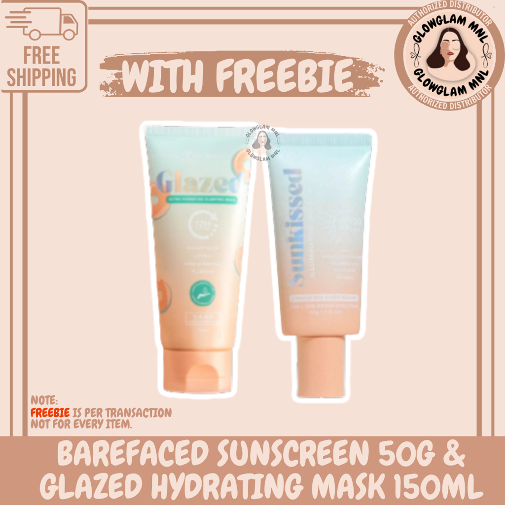 Barefaced Sunkissed Illuminating Sunscreen 50g Glazed Hydrating Sleep