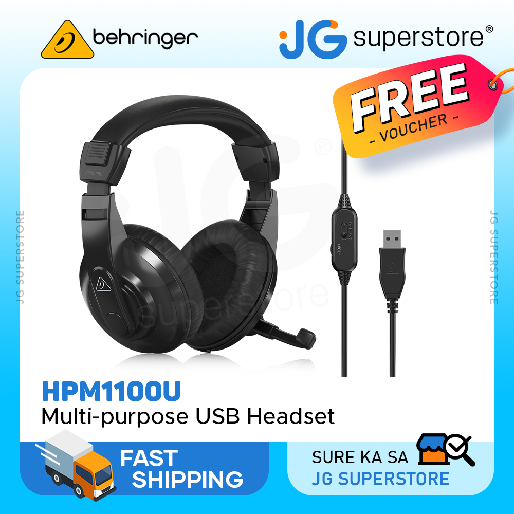 Behringer HPM1100U Multipurpose USB Stereo Headset with Builtin