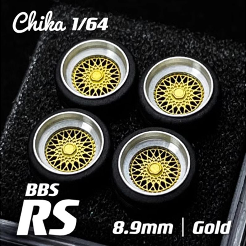 Nabe's Chika Wheels 1:64 Scale BBS RS-I 8.9mm Diecast Wheel Swap ...