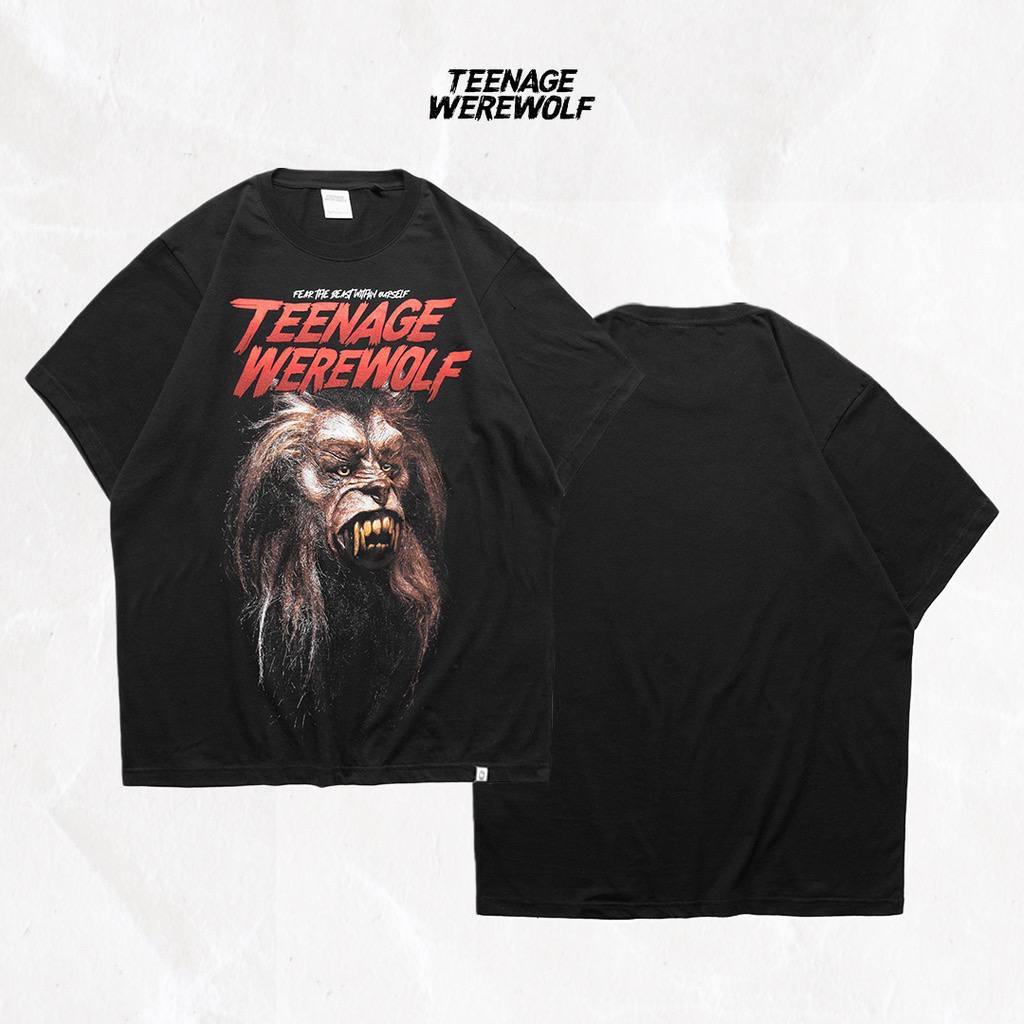 Tshirt Teenage Werewolf Signature Black 100 Legit Brand From Indonesia
