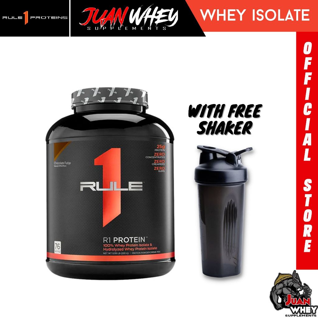 Rule 1 R1 Whey ISOLATE Protein 5LBS FastActing Pure Hydrolysate