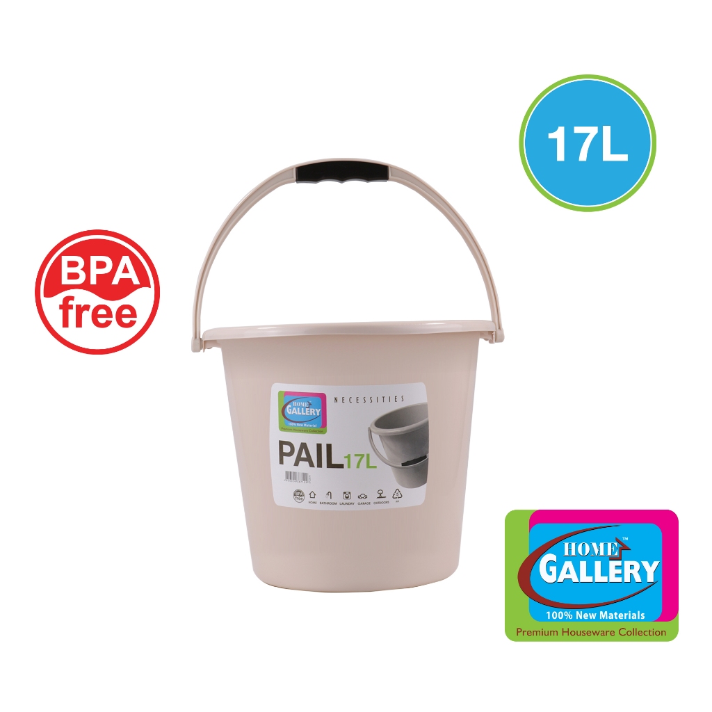 Home Gallery Water Pail Polypropylene, Multi-Purpose Timba For Bathroom ...