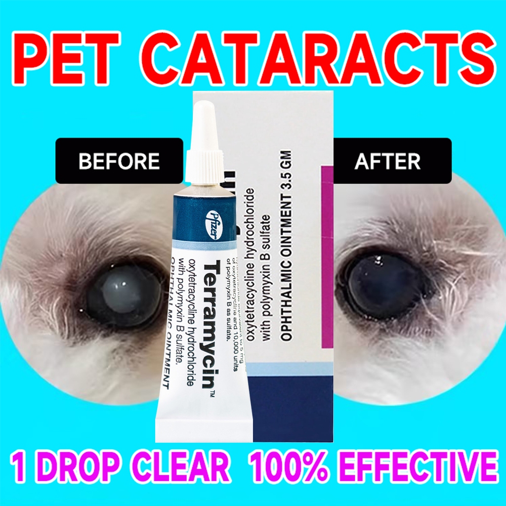 Terramycin 3.5G Ophthalmic Ointment For Dogs And Cats Eye Treatment for