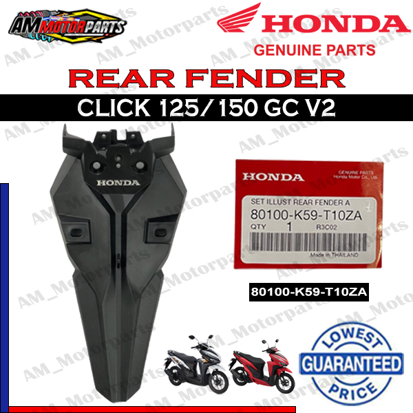 REAR FENDER CLICK 125/150 V2/V3 (80100-K59-T10ZA) HONDA GENUINE PARTS ...