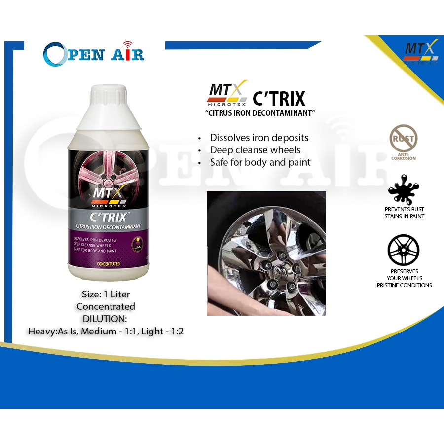 Microtex MTX C'Trix Citrus Iron Decontaminant (1000ml) | Shopee Philippines