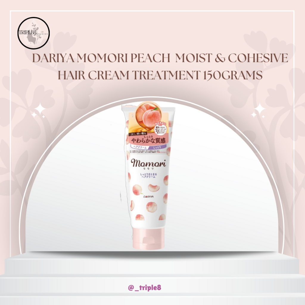 DARIYA Momori Peach Moist & Cohesive Hair Cream Treatment 150grams Shopee Philippines