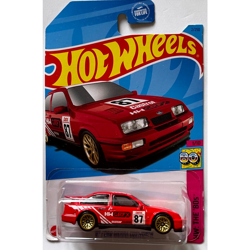 Hot Wheels - HW The '80s - '87 Ford Sierra Cosworth Red (21A) | Shopee ...