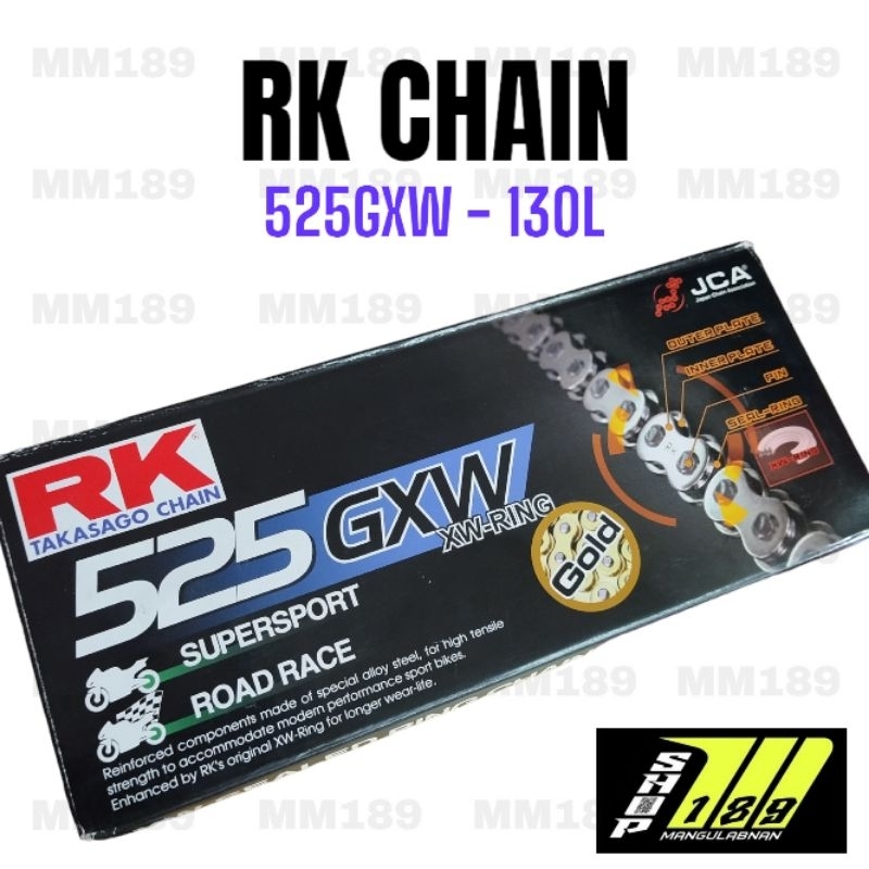 RK CHAIN 525 GXW 130L | Shopee Philippines