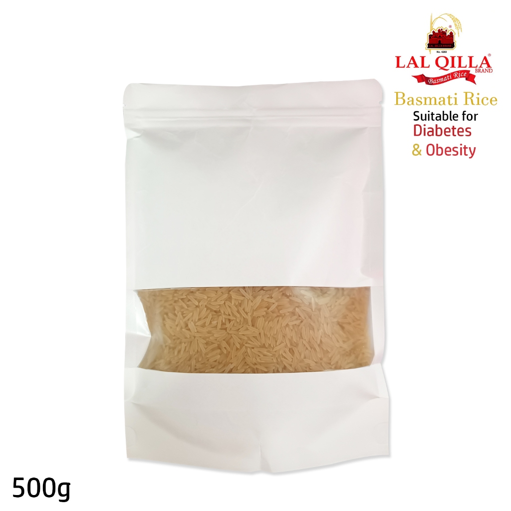 Repack 500g Lal Qilla Basmati Rice (Control Blood Sugar Level) | Shopee ...