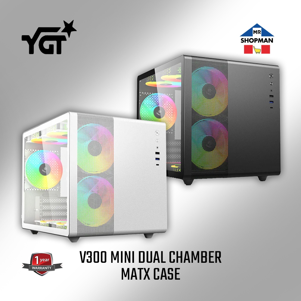 YGT V300 Mini MATX Gaming Case | Shopee Philippines