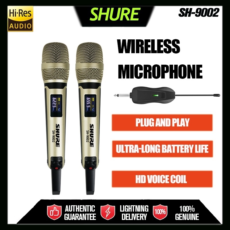 Shure SH9002 Microphone 1for 2 Wireless Microphone Adjustable FM
