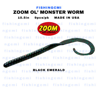 ZOOM OL MONSTER WORM fishing soft bait bass quality usa