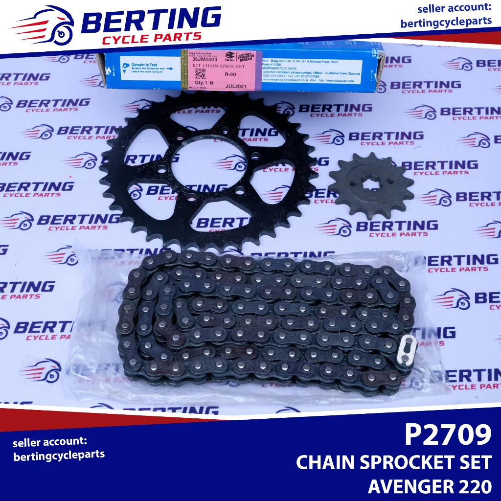 Chain sprocket best sale for avenger 220