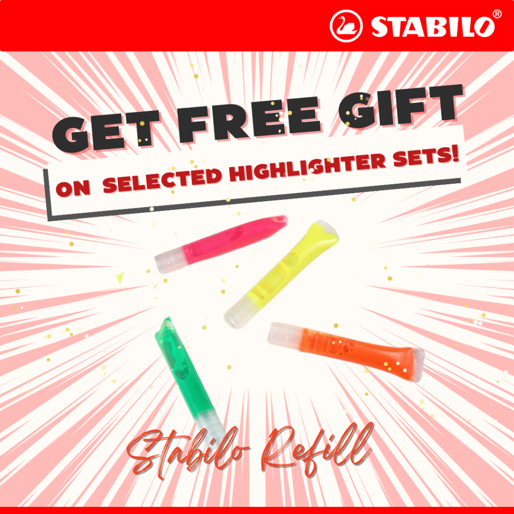 STABILO BOSS ORIGINAL 70 Refillable Highlighter 2-5 Mm [3 Pieces