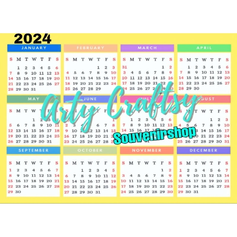 Calendar 2025 and 2025 Giveaways for any occasion , Bigger