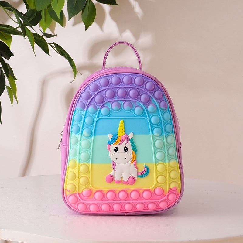 Unicorn backpack cheap with hood