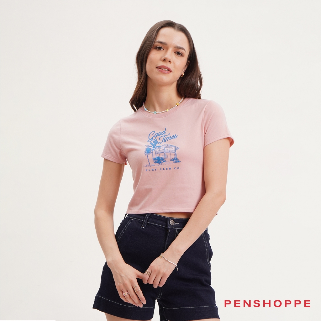 Good Times Refresher Slim Fit Graphic TShirt For Women