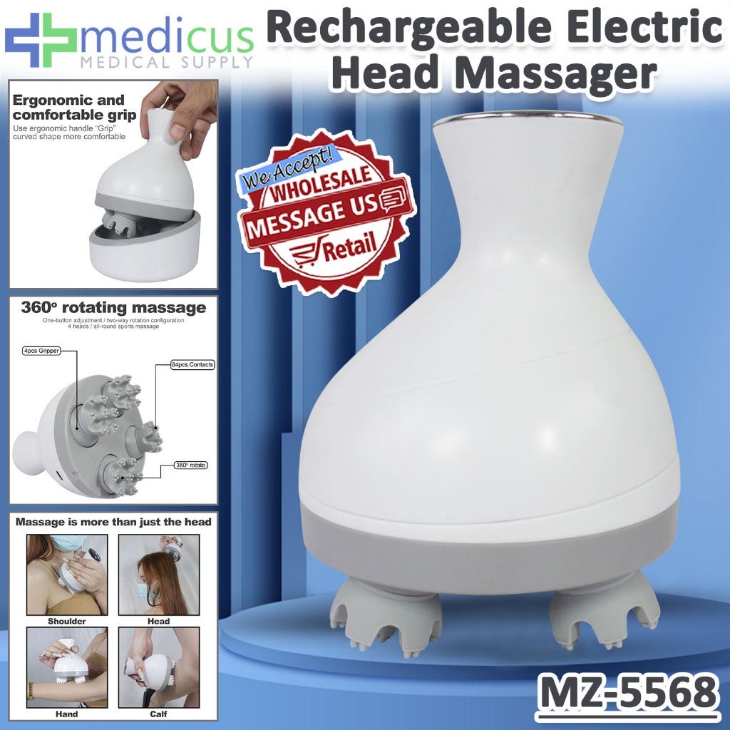 Medicus MZ5568 Smart Scalp Massager Body Shoulder Neck Rechargeable