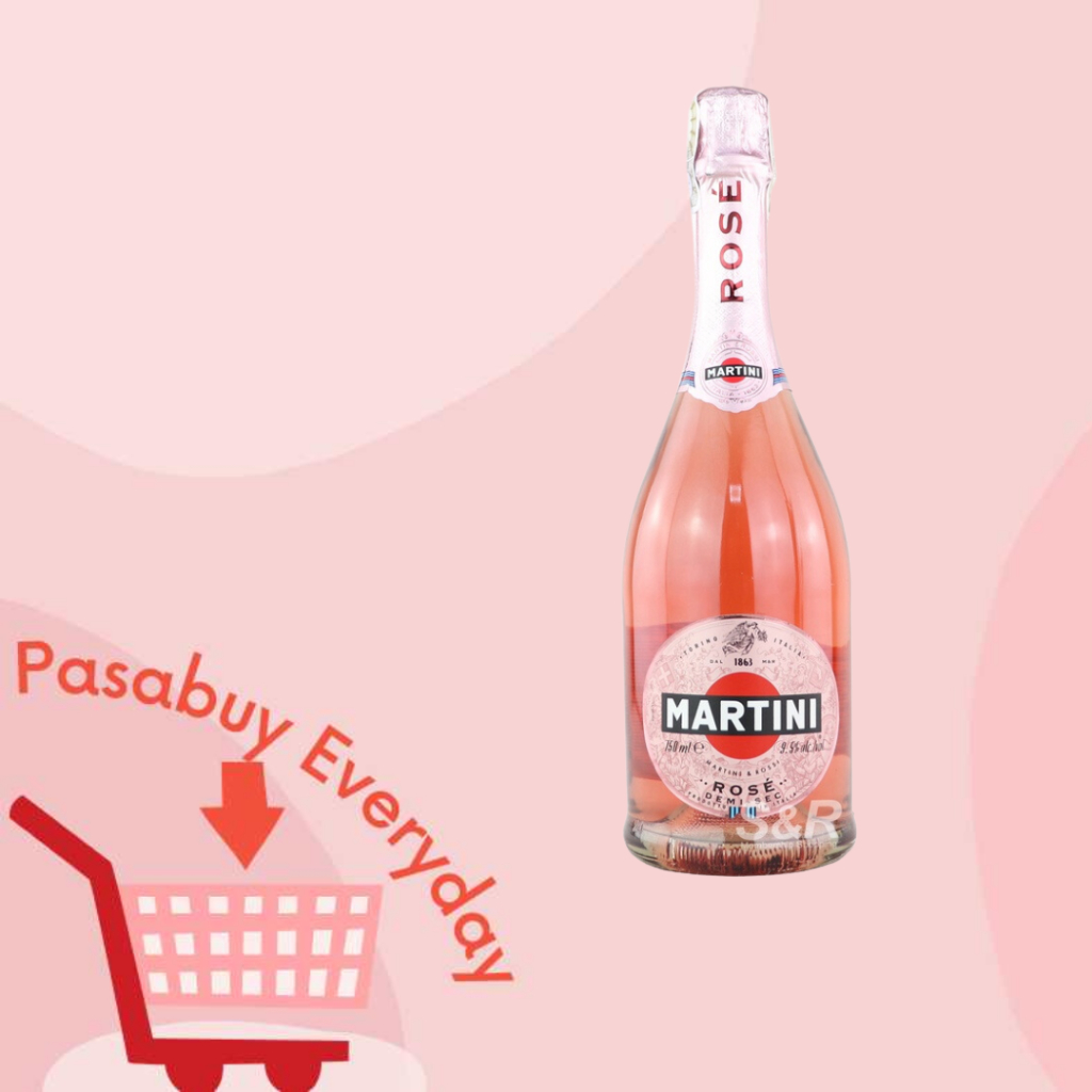 Martini Rose DemiSec Sparkling Wine 750mL Shopee Philippines