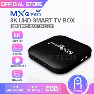 24-Hour Delivery]Android TV Box 16+256G MXQ Pro Smart Box 4K Ultra HD 100%  Original [COD]