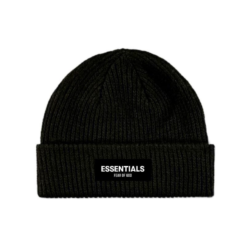 ESSENTIALS Knitted Bonnet Hat for Men Women Unisex High Quality Fashion ...