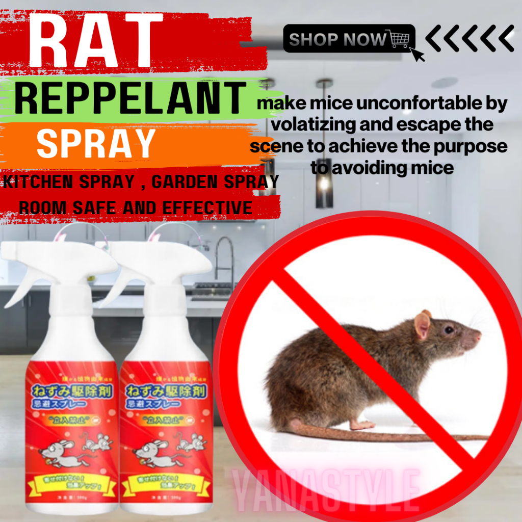 Anti Rat Spray Killer Repellent Spray Can repel mice / cockroaches