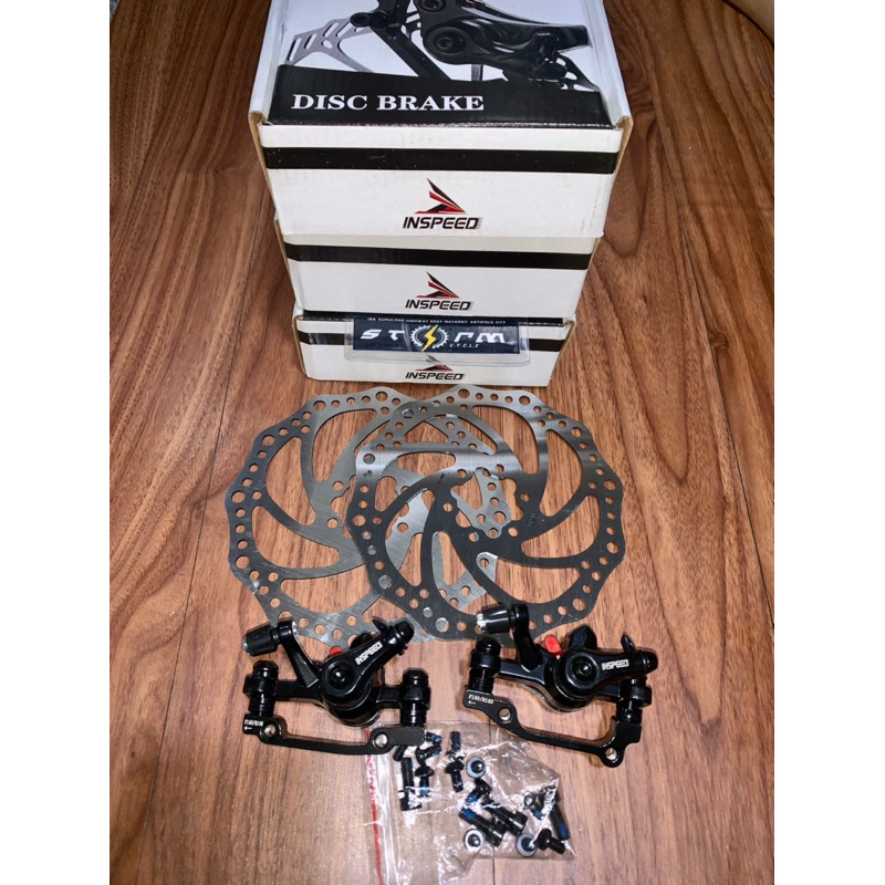 Disc brake rotor & caliper set INSPEED (mechanical) Shopee Philippines