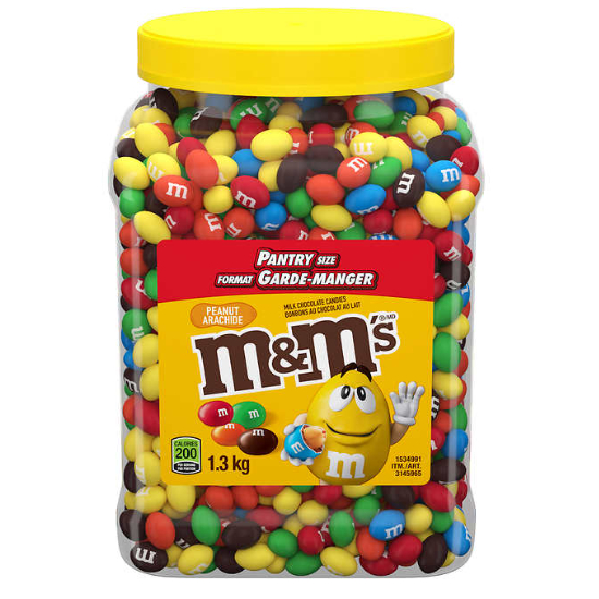 NEW and ORIGINAL - M&M’s Peanut Chocolate Candy, 1.3 kg | Shopee ...