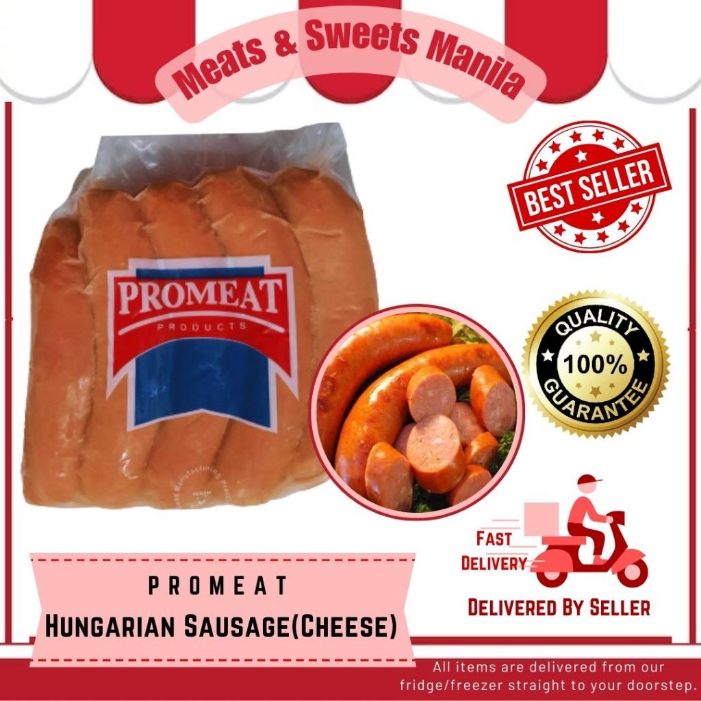 Promeat Hungarian Sausage Cheese 1kg Shopee Philippines