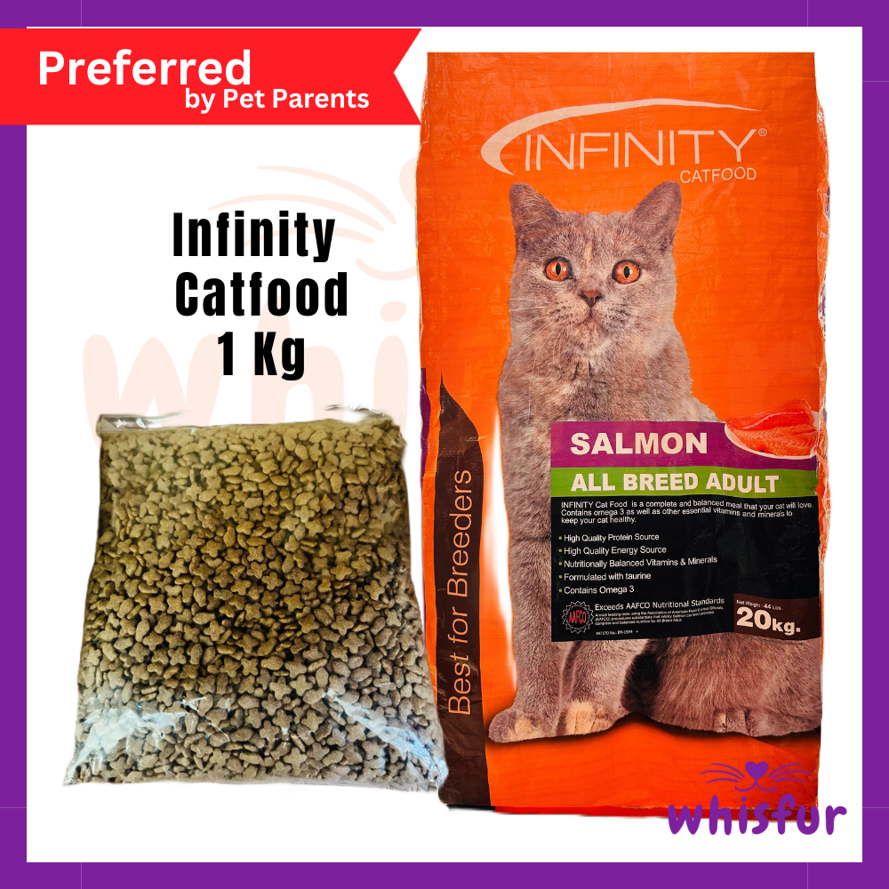 Infinity Dry Cat Food 1kg | Infinity Catfood Salmon Flavor 1kg | Shopee ...