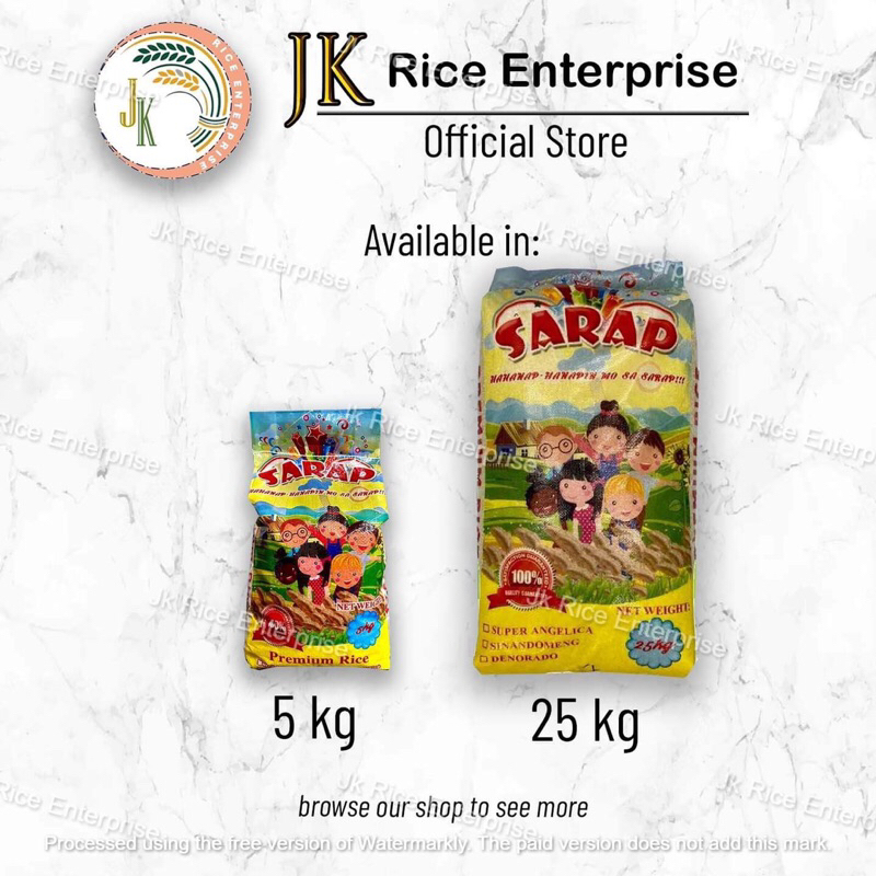 SARAP PREMIUM RICE 5KG (PREMIUM QUALITY RICE) | Shopee Philippines