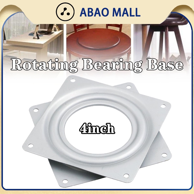4 Inch Lazy Susan Bearing Square 360 Degree Rotating Bearing Base Full