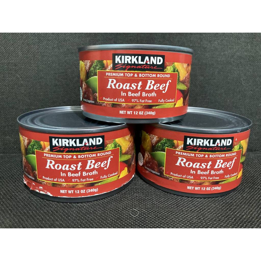 Kirkland Signature Roast Beef in Beef Broth 12oz | Shopee Philippines