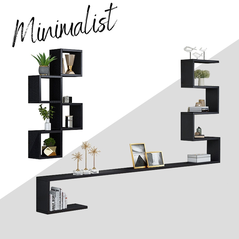 Living room TV design partition rack wall mounted shelf settop