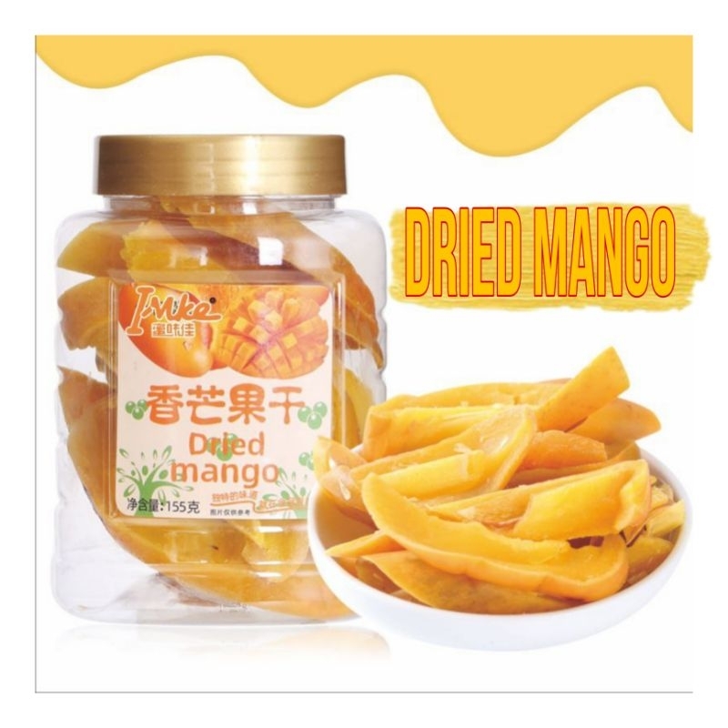 dried mango fruit 155 grams healthy dried fruit cannister Shopee