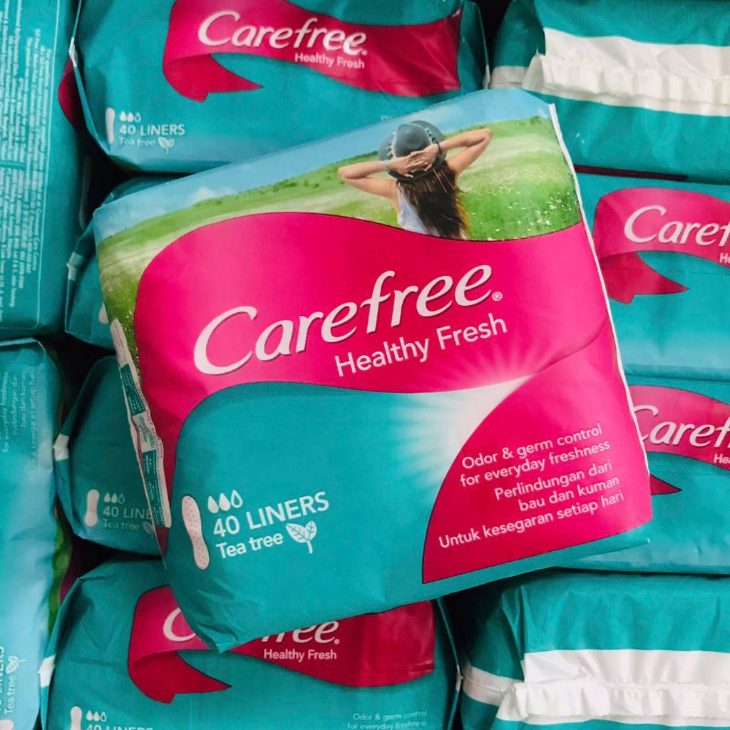 CAREFREE PANTY LINERS HEALTHY FRESH 40's Shopee Philippines