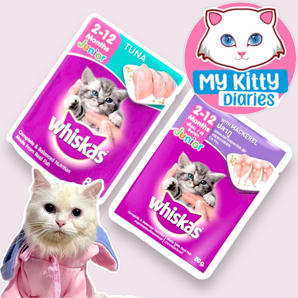 WHISKAS Junior Wet Food (212 Months) [80g] Shopee Philippines