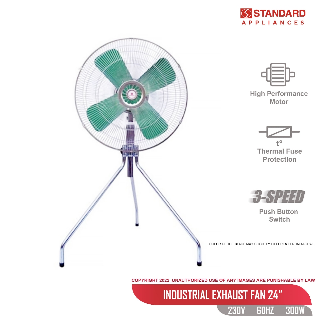 Standard Heavy Duty Industrial Wall Fan 24 Inches 350W Shopee Philippines