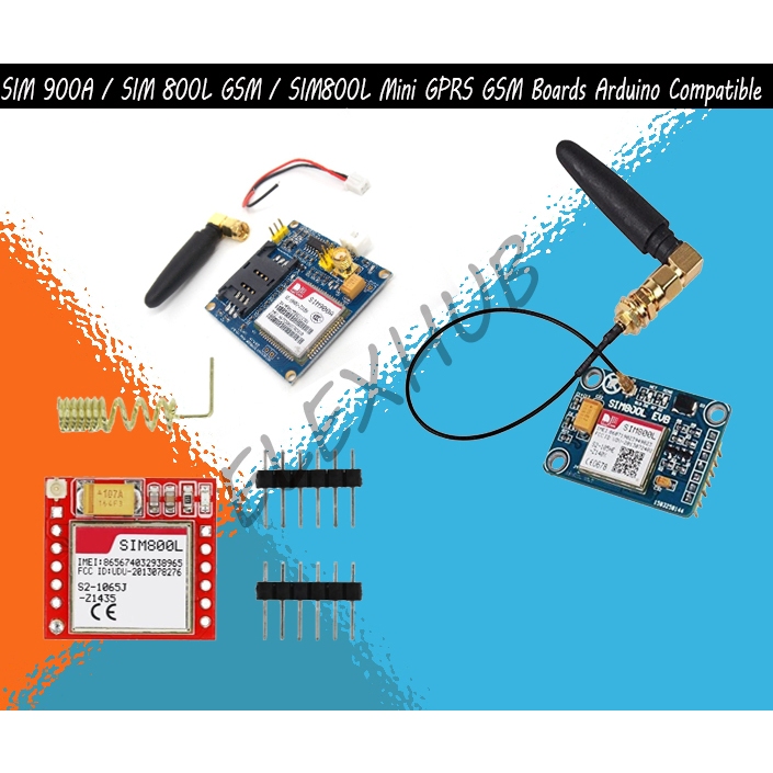 SIM 900A / SIM 800L GSM / SIM800L Mini GPRS GSM Boards Arduino ...