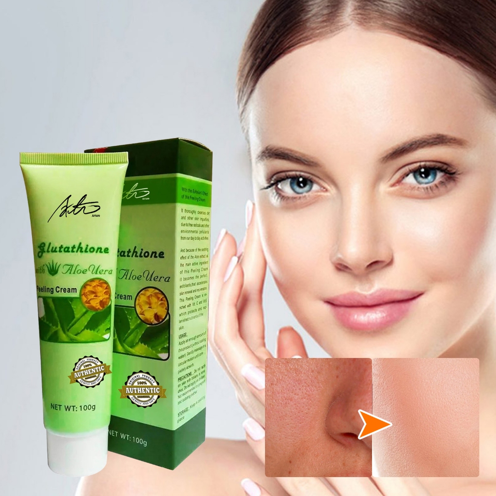 Glutathione with Aloe Vera Magic Peeling Cream Exfoliate 100g Shopee