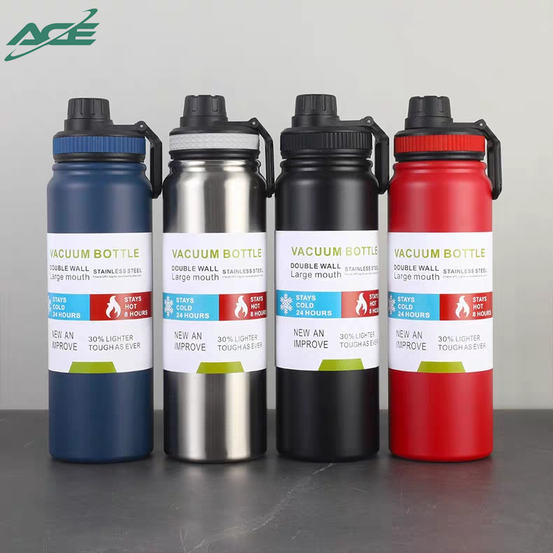 Large Capacity Thermos Tumbler 304 Stainless Steel Outdoor Sport Vacuum ...