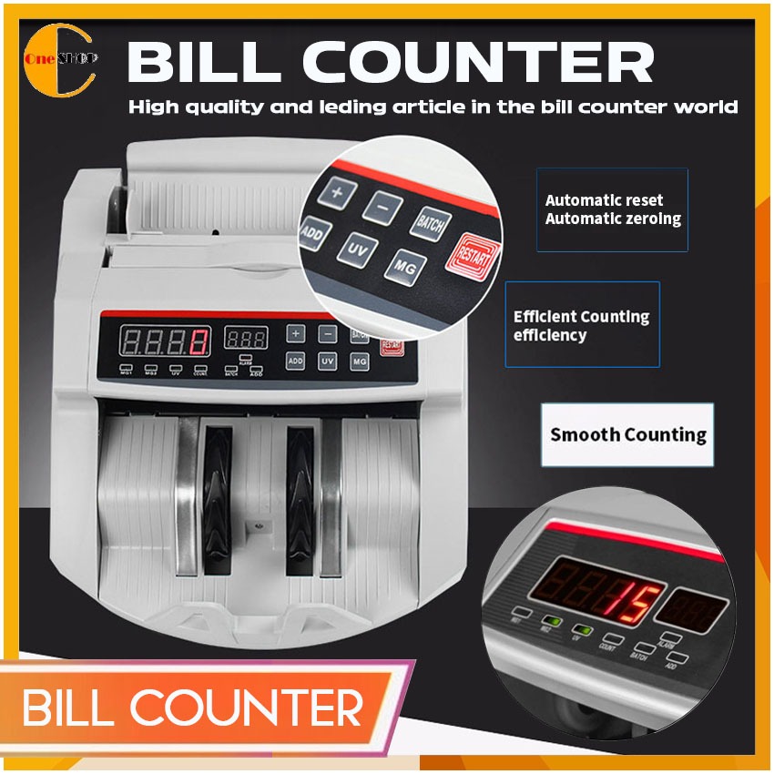BL2108 Currency Money Bill Counter with Counterfeit Detection Feature