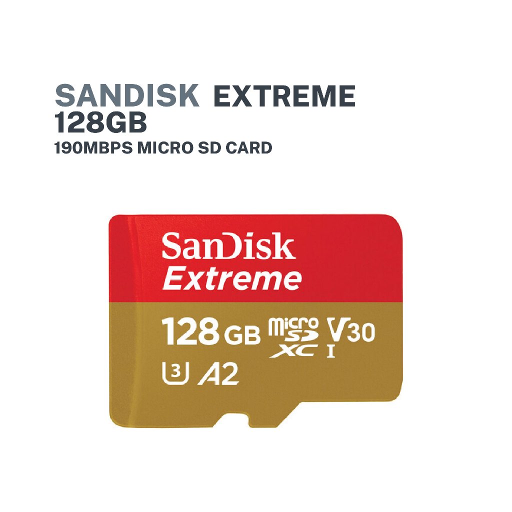 Sandisk Extreme 128GB 190mbps MicroSD Card | Shopee Philippines