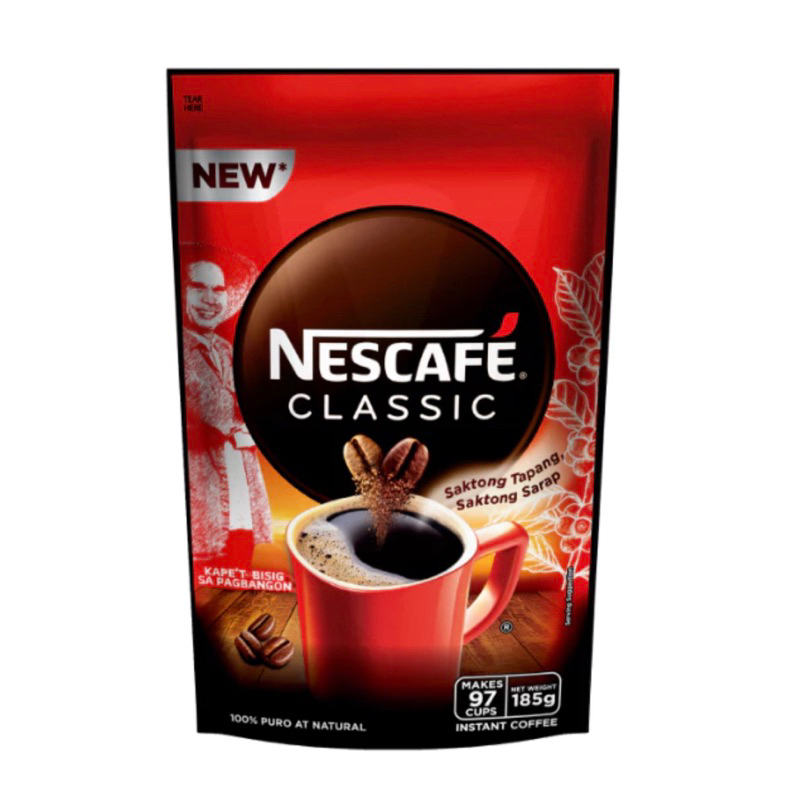 NESCAFE Classic Instant Coffee 185g Shopee Philippines