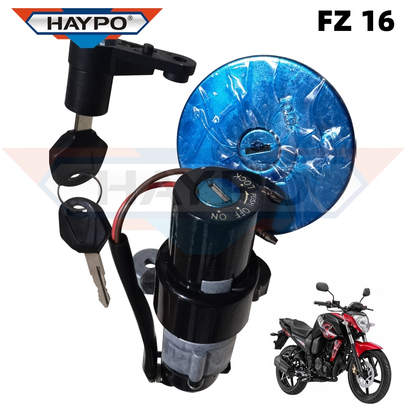 Haypo Yamaha FZ16 Seat Lock With Gas Tank Cover Main Switch Ignition