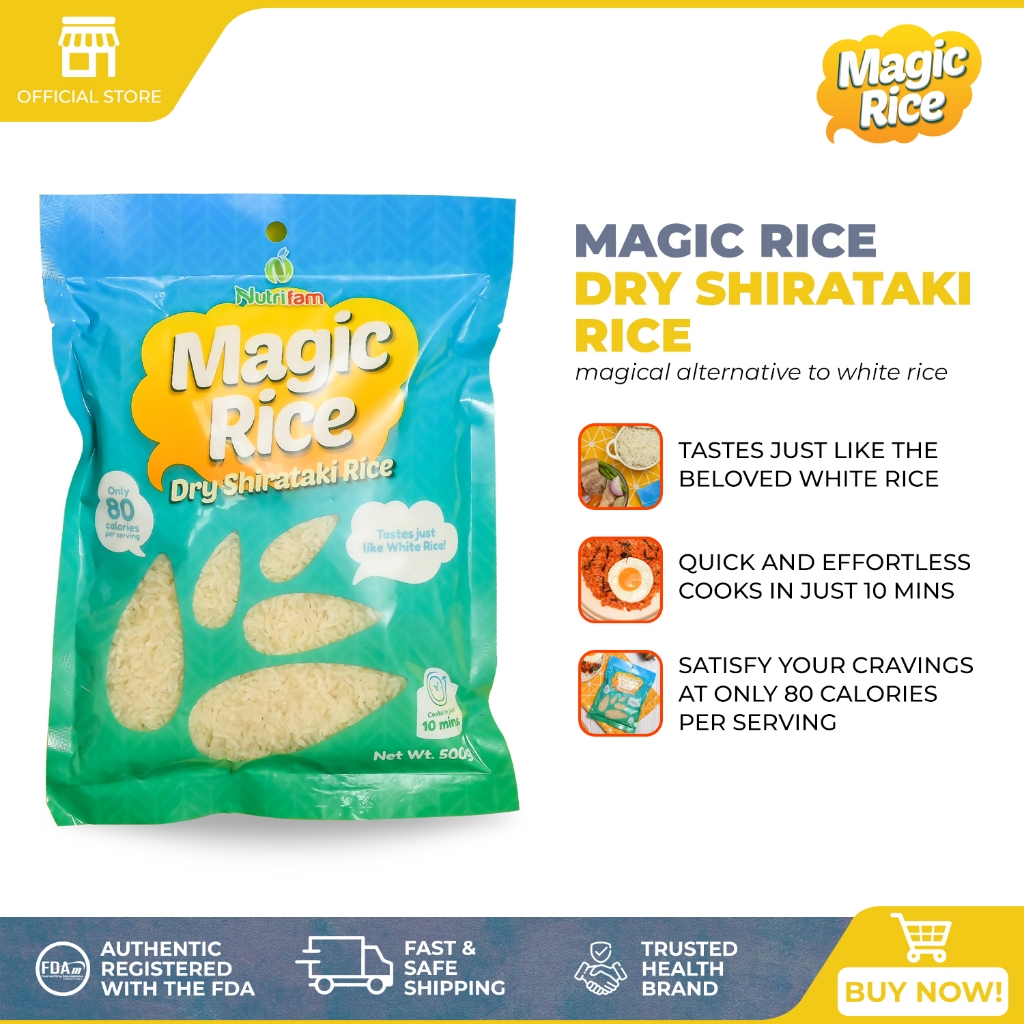 Magic Rice Dry Shirataki 500g | Shopee Philippines