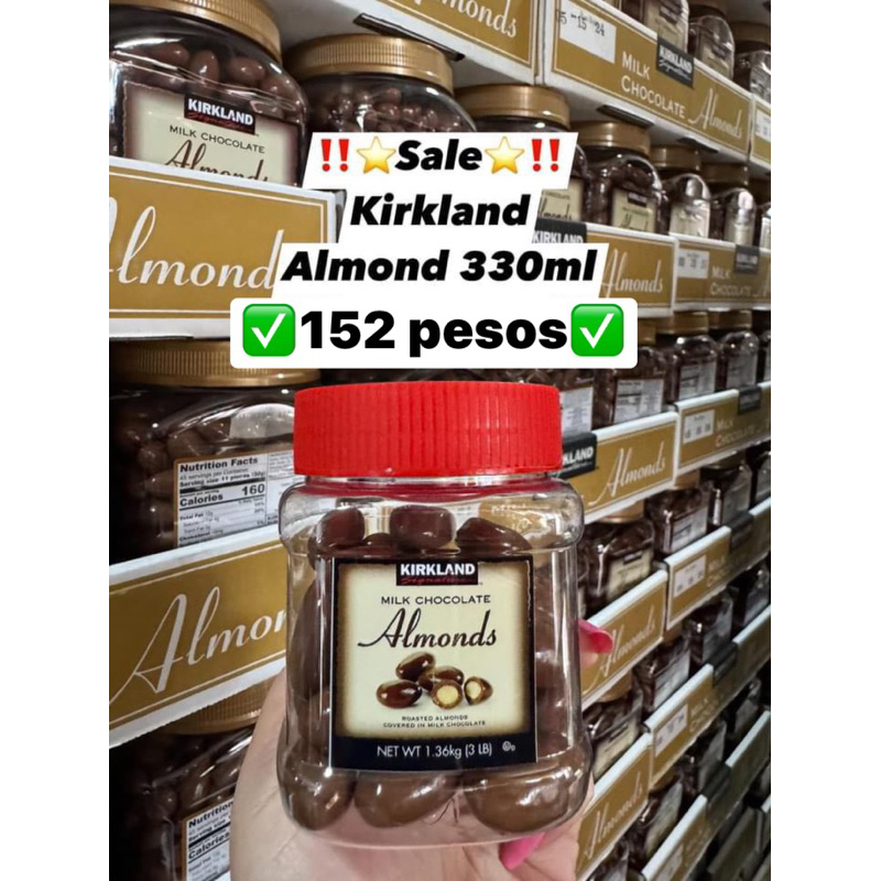 Kirkland Signature Milk Chocolate Roasted Almonds Shopee Philippines