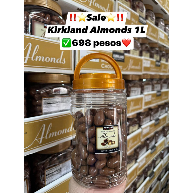 Kirkland Signature Milk Chocolate Roasted Almonds Shopee Philippines