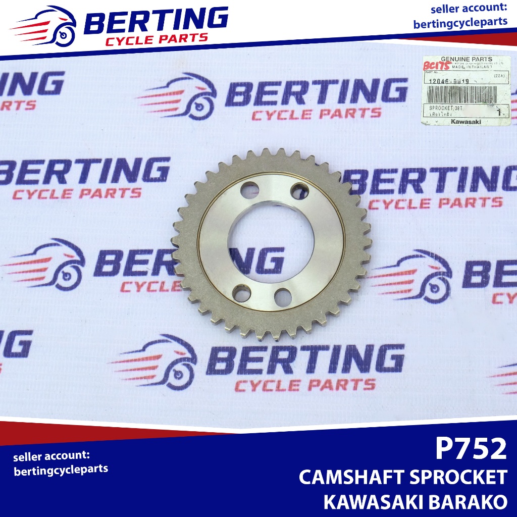 CAMSHAFT SPROCKET Kawasaki Barako Genuine 120460019 Shopee Philippines